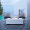 Gas Fire Pit - Mirage Fire Pit White - The Luxury Fire Pit Co