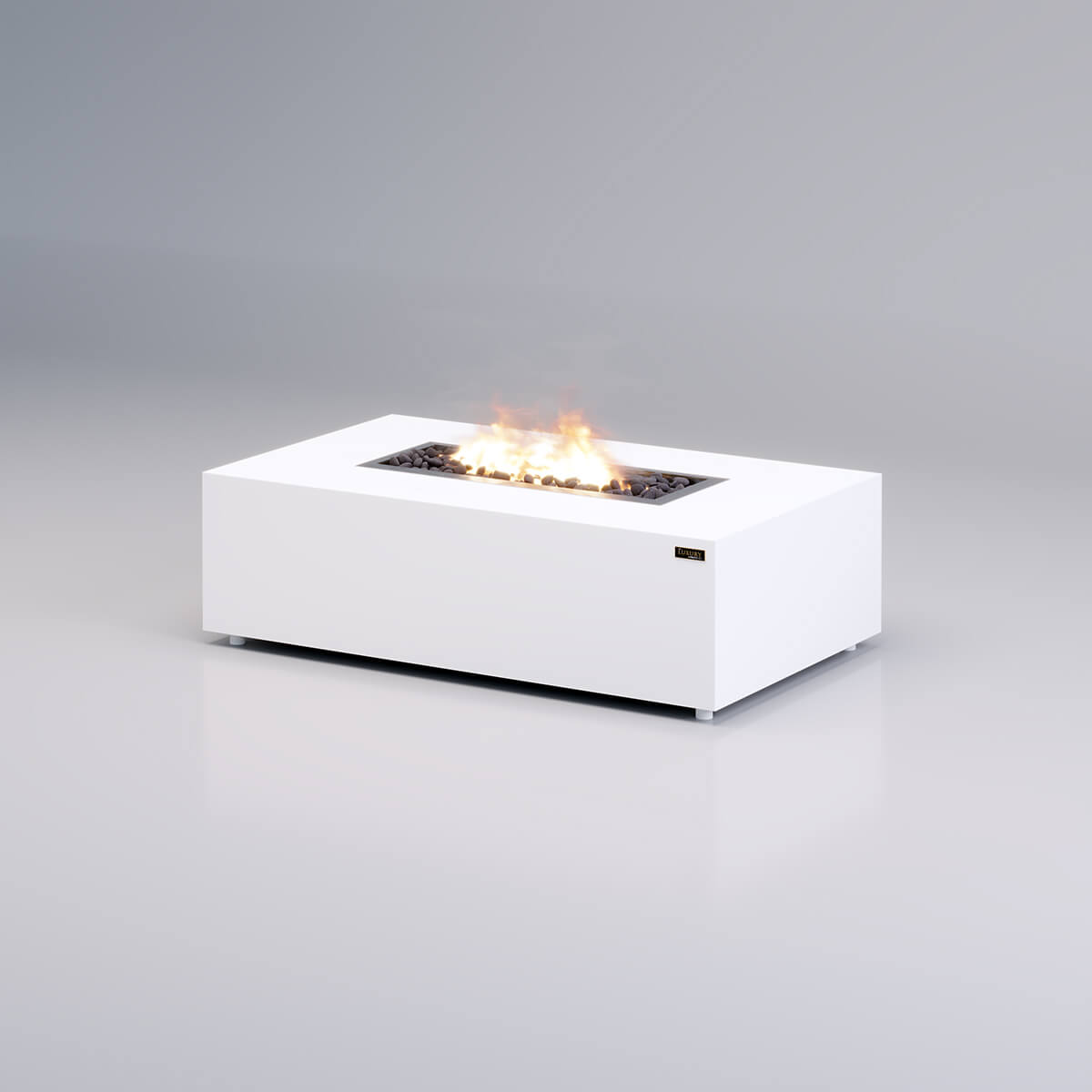 Mirage Gas Fire Pit White