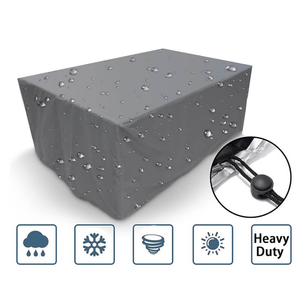 Fire Pit Waterproof Cover