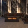 Gas Fire Pit - Mezzo Fire Pit Table in Grey