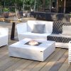 Monte Gas Fire Pit White