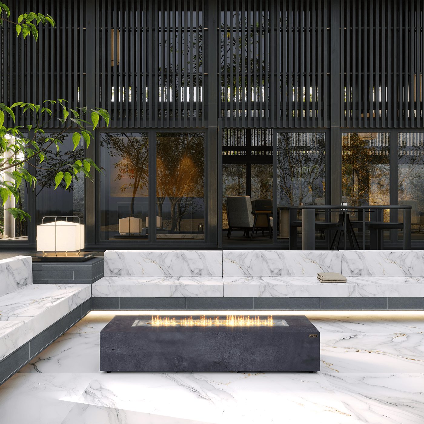 Bioethanol Fire Pit - Mezzo Bioethanol Fire Pit Grey - Featured Image