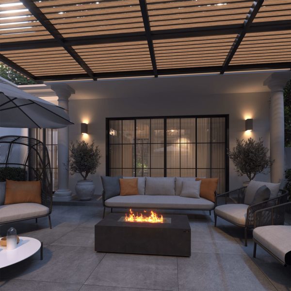 Bioethanol Fire Pit - Mirage Bioethanol Fire Pit Grey - The Luxury Fire Pit Co