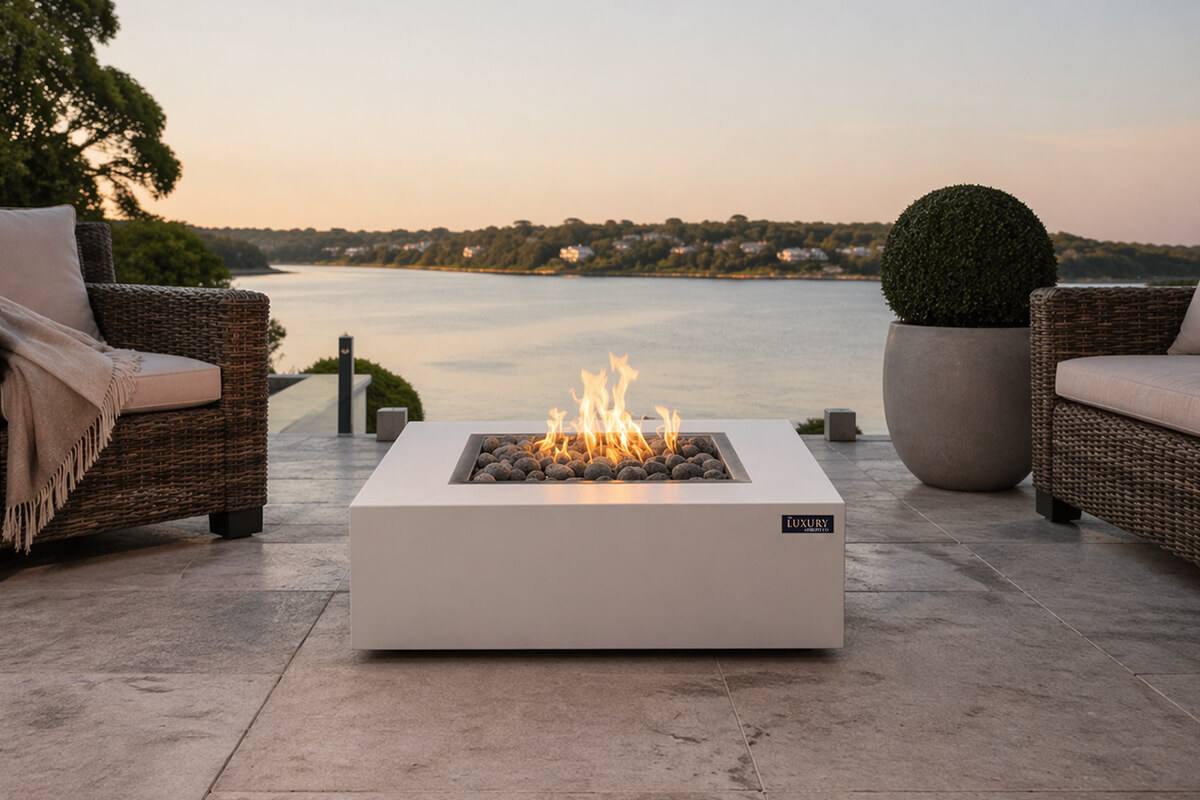 Fire Pit Dining Table, Fire Pit Table, Extra LArge Fire Pit Table