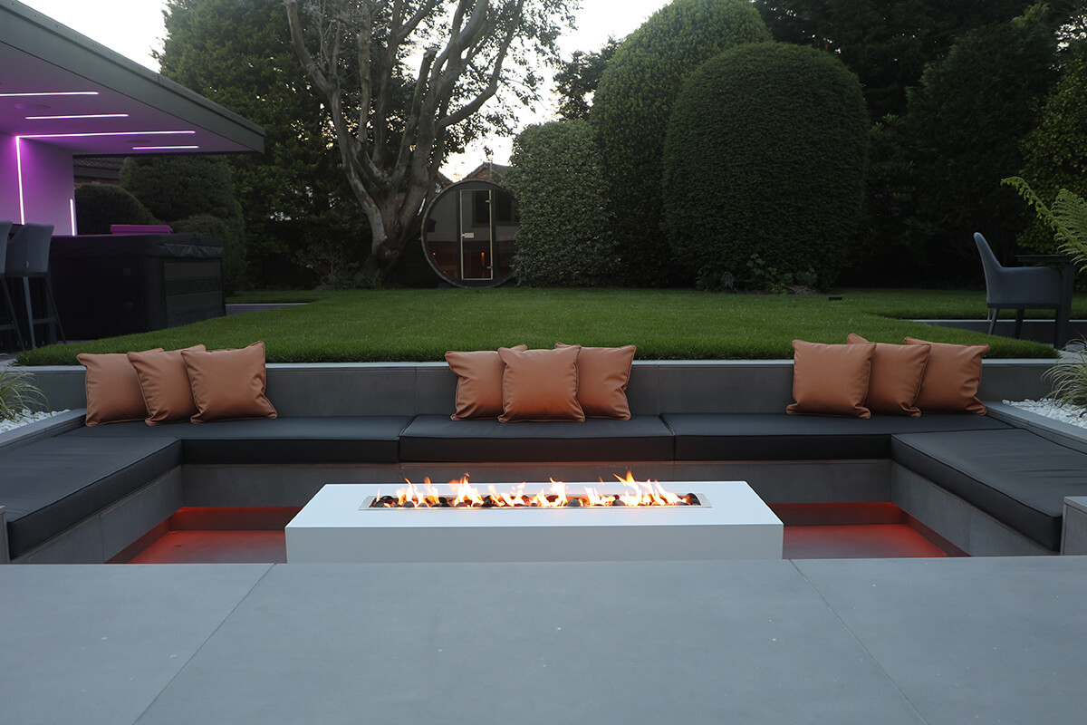 Fire Pit Dining Table, Fire Pit Table, Extra LArge Fire Pit Table